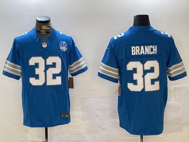 Men Detroit Lions #32 Branch Blue three generations 2024 Nike Limited NFL Jersey style 3->detroit lions->NFL Jersey